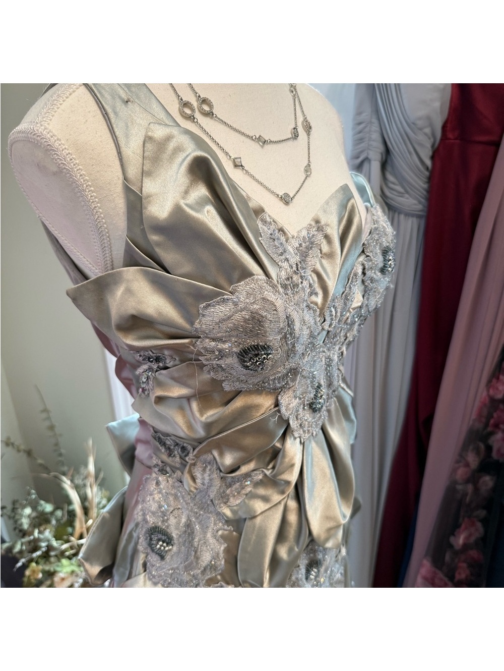 RARE One-of-a-Kind "Lisbon" Handmade Gown/Wedding - Picture 5 of 15